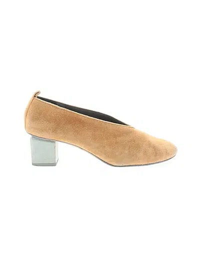 Pre-owned Gray Matters Heels In Tan
