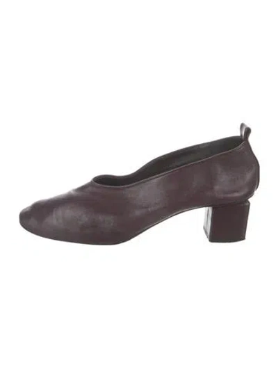 Pre-owned Gray Matters Leather Pumps In Multi
