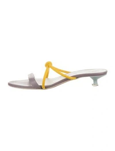 Pre-owned Gray Matters Leather Sandals In Multi
