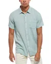 Grayers Bamboo Dobby Shirt In Blue