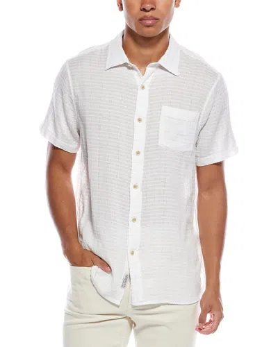 Grayers Bamboo Dobby Shirt In White