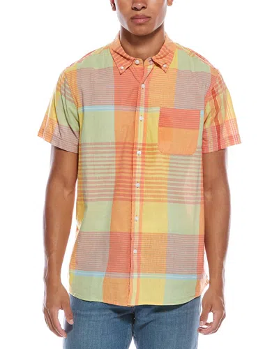 Grayers Classic Madras Plaid Shirt In Multi