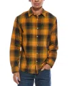 Grayers Herringbone Twill Shirt In Yellow