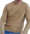 Grayers Hewitt Garment Dyed Pocket Tee In Dijon In Green