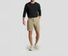 Grayers Men Aventura Washed Linen Shorts In Safari In Multi
