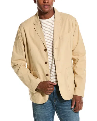 Grayers Mercer Duck Canvas Blazer In Brown