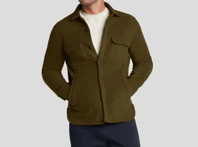 Grayers Micro Fleece Cpo Jacket In Loden In Green