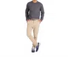 Grayers New Cooper Pocket Long Sleeve Tee In Gargoyle In Gray