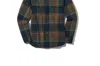 Grayers Portland Heavy Flannel Shirt In Navy Teal Orange In Multi