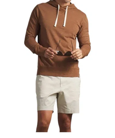 Grayers Sun-washed Slub Jersey Hoodie In Rubber(light Brown)