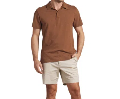 Grayers Sunwashed 2 Button Polo In Rubber In Multi