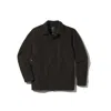 Grayers Watson Wool Car Coat In Heather Charcoal Brown Windowpane In Brown