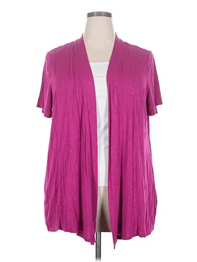 Pre-owned Grayson Cardigan Sweater In Pink