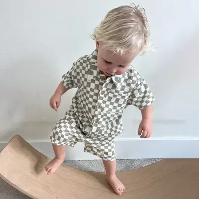 Grayson Little Babies' Toddler Boys 2-pc. Short Set In White