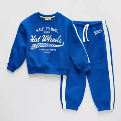Grayson Little Babies' Toddler Boys Hot Wheels 2-pc. Pant Set In Blue