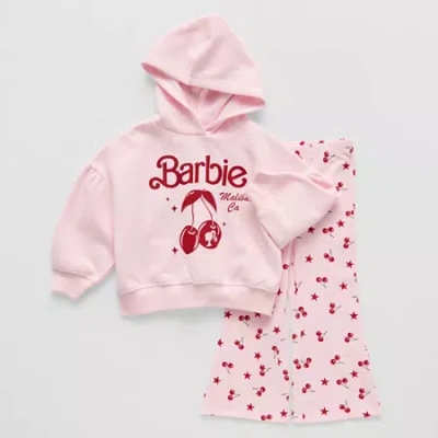 Grayson Little Babies' Toddler Girls Barbie 2-pc. Pant Set In Pink