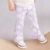 Grayson Little Toddler Girls Flare Drawstring Pant In Purple