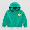 Grayson Little Toddler Girls Hooded Fleece Long Sleeve Sweatshirt In Green