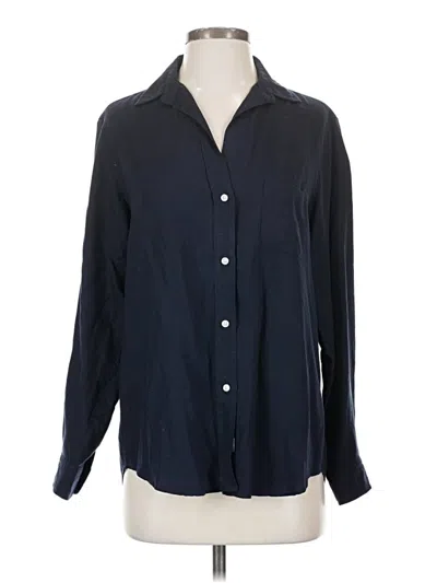 Pre-owned Grayson Long Sleeve Button Down Shirt In Black