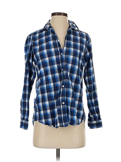 Pre-owned Grayson Long Sleeve Button Down Shirt In Blue