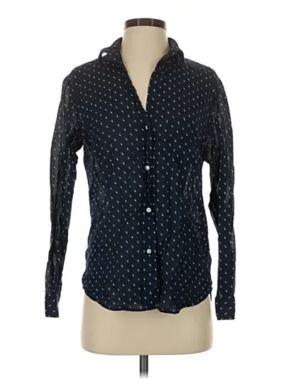 Pre-owned Grayson Long Sleeve Button Down Shirt In Blue