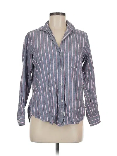 Pre-owned Grayson Long Sleeve Button Down Shirt In Gray