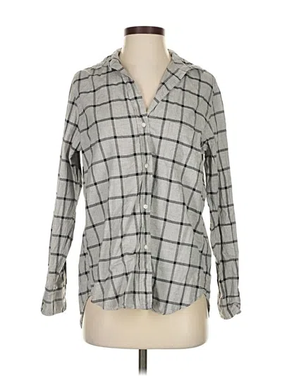 Pre-owned Grayson Long Sleeve Button Down Shirt In Gray