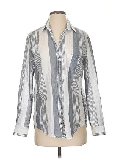 Pre-owned Grayson Long Sleeve Button Down Shirt In Gray