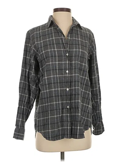 Pre-owned Grayson Long Sleeve Button Down Shirt In Gray