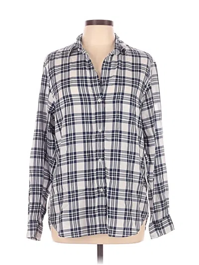 Pre-owned Grayson Long Sleeve Button Down Shirt In Gray