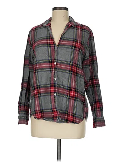 Pre-owned Grayson Long Sleeve Button Down Shirt In Gray