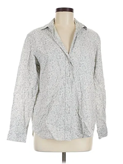 Pre-owned Grayson Long Sleeve Button Down Shirt In Gray