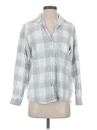 Pre-owned Grayson Long Sleeve Button Down Shirt In Gray