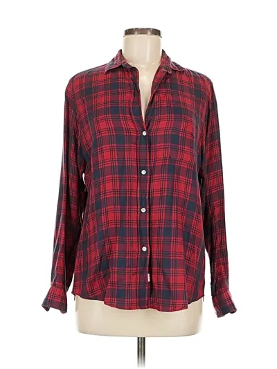 Pre-owned Grayson Long Sleeve Button Down Shirt In Red
