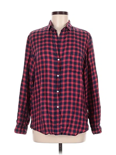 Pre-owned Grayson Long Sleeve Button Down Shirt In Red