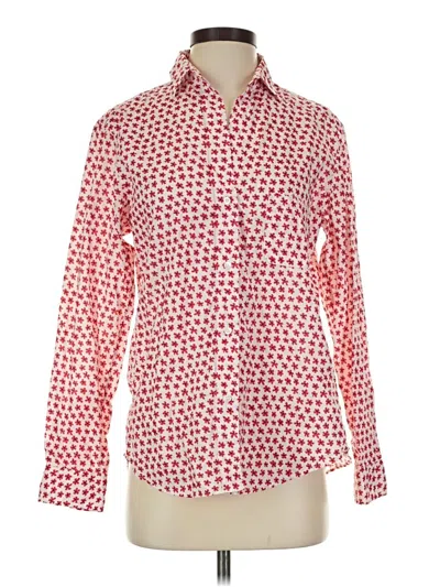 Pre-owned Grayson Long Sleeve Button Down Shirt In Red