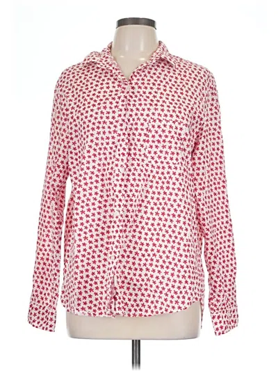 Pre-owned Grayson Long Sleeve Button Down Shirt In Red