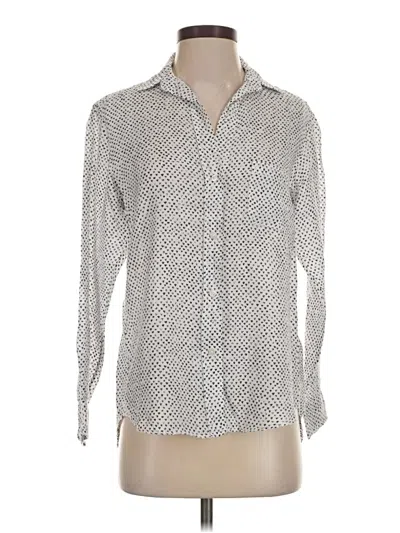 Pre-owned Grayson Long Sleeve Button Down Shirt In Silver