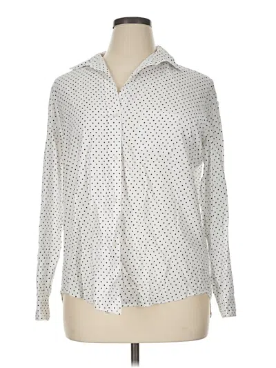 Pre-owned Grayson Long Sleeve Button Down Shirt In Silver