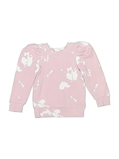 Pre-owned Grayson Mini Kids' Pullover Sweater In Pink