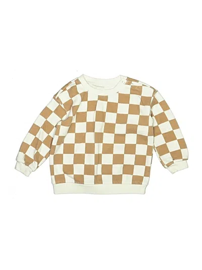 Pre-owned Grayson Mini Kids' Pullover Sweater In Tan