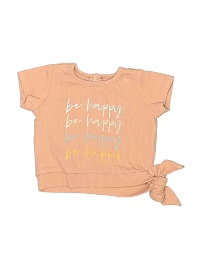 Pre-owned Grayson Mini Babies' Short Sleeve T-shirt In Gold