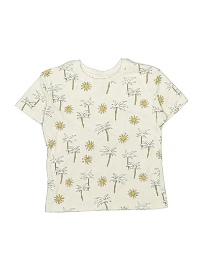 Pre-owned Grayson Mini Kids' Short Sleeve T-shirt In Ivory