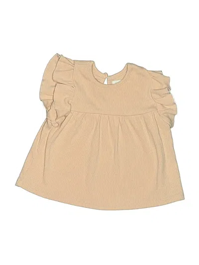 Pre-owned Grayson Mini Babies' Sleeveless Blouse In Brown