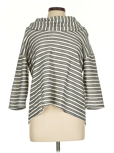 Pre-owned Grayson Poncho In Gray