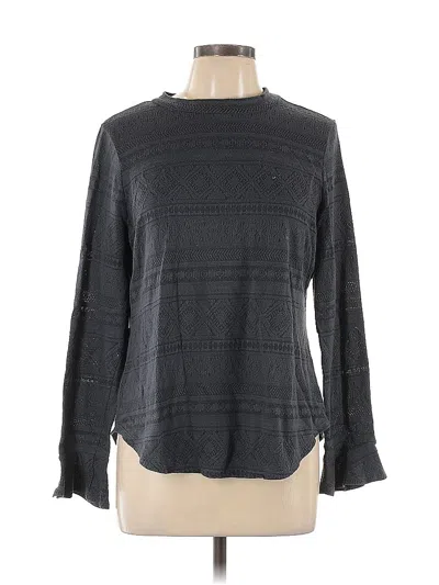 Pre-owned Grayson Pullover Sweater In Gray