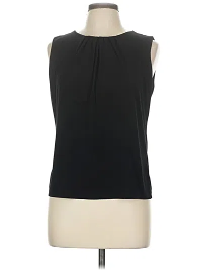Pre-owned Grayson Sleeveless Blouse In Black
