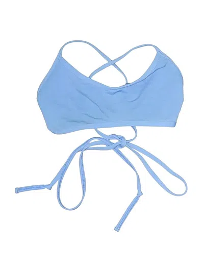 Pre-owned Grayson Swimsuit Top Blue Swimwear