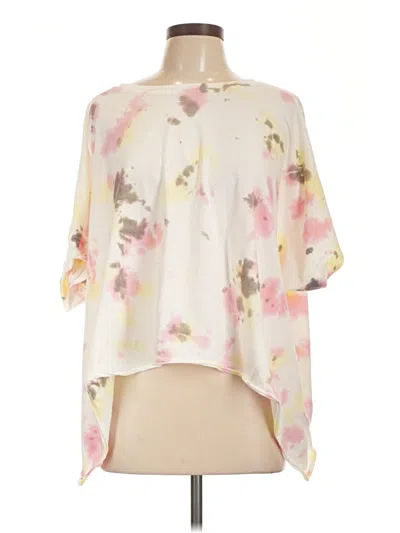 Pre-owned Grayson Threads 3/4 Sleeve T-shirt In Ivory