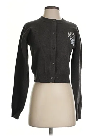 Pre-owned Grayson Threads Cardigan Sweater In Black